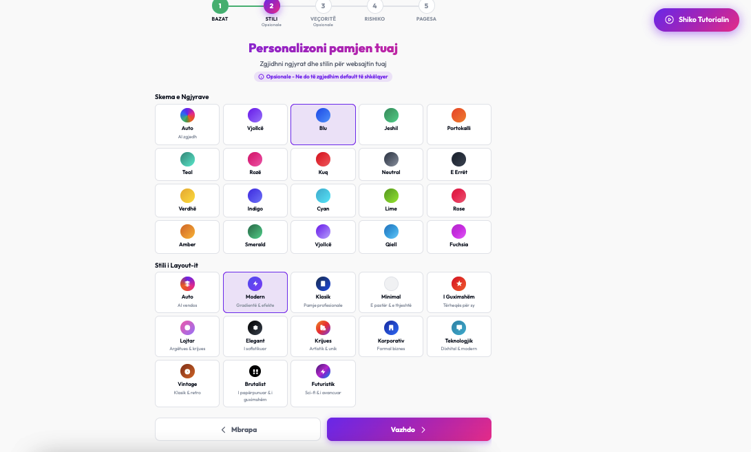 Gjenerimi i webfaqes me Mjegulla