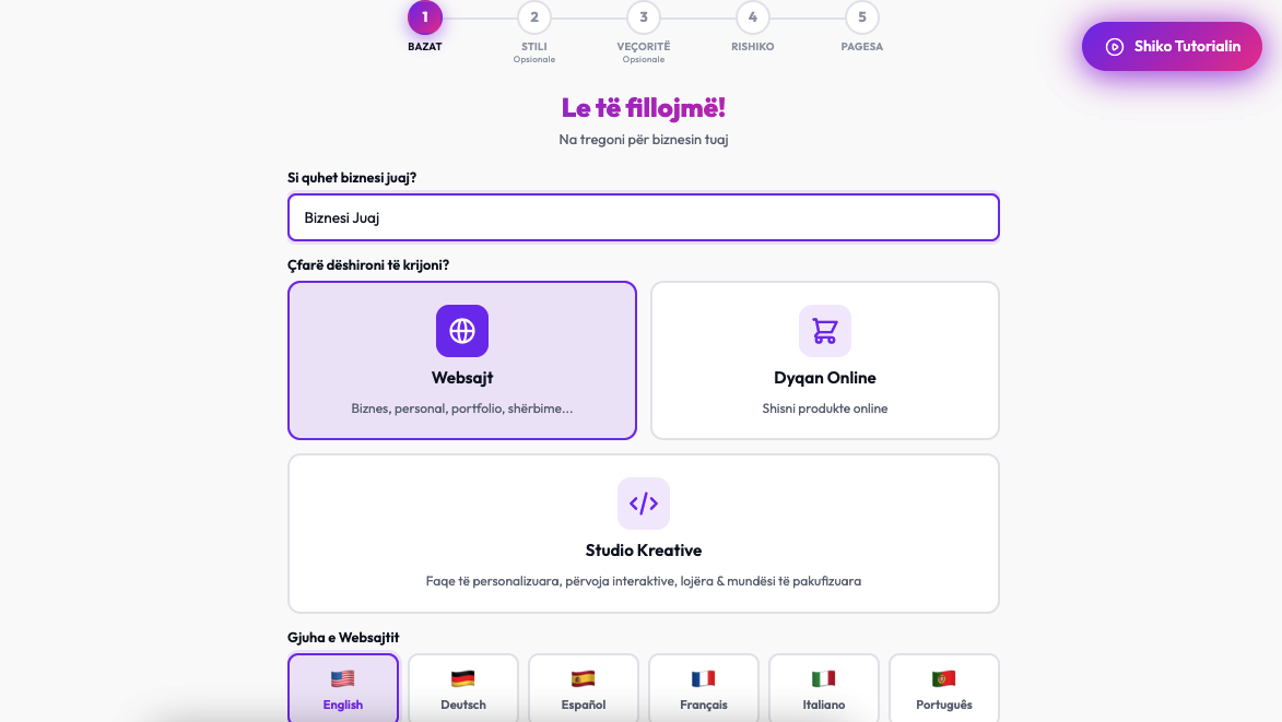 Gjenerimi i webfaqes me Mjegulla