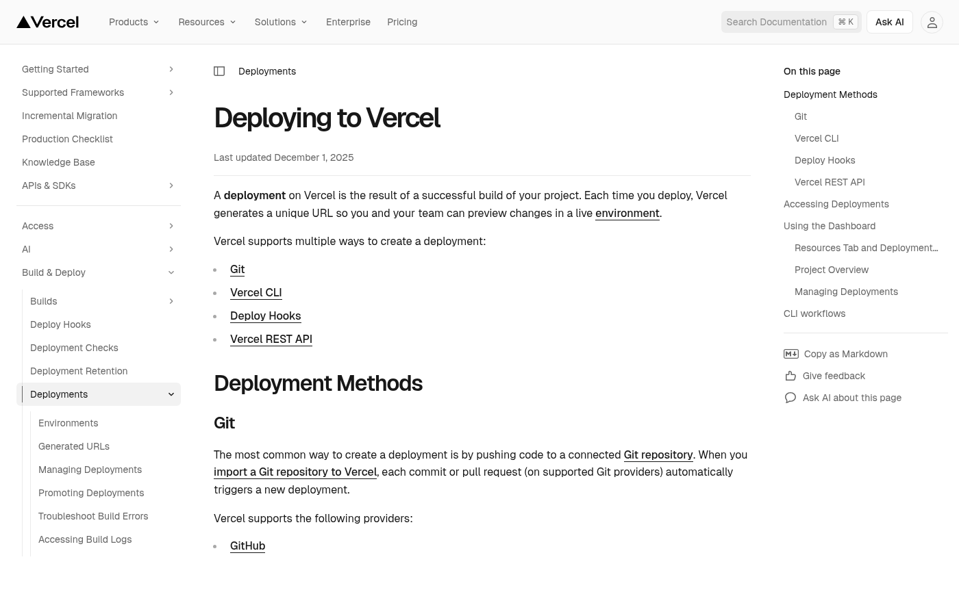Vercel 배포 과정 문서