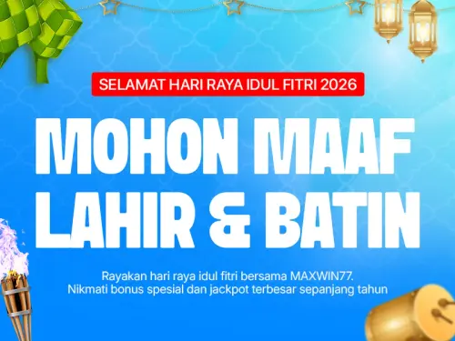 POP UP UCAPAN LEBARAN 2026 MAXWIN77.webp