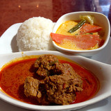 960px Rendang Beef curry served with coconut milk braised vegetables and rice