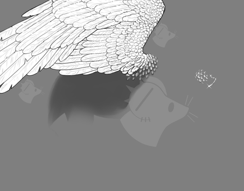 Angels lament lineart.png