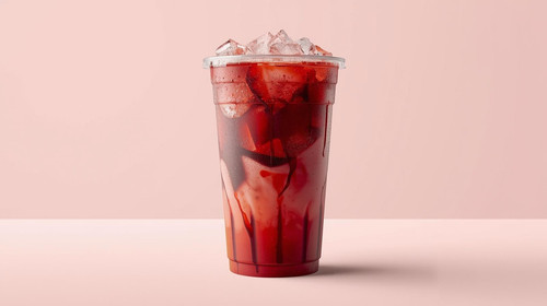 Create a iced coffee in relastoc way and form and the flavor is Dark Velvet 20260304 222151 0000.jpg