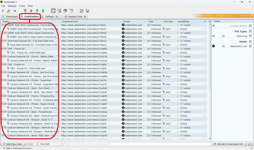 HOST dailymotion.com Playlists folder.jpg