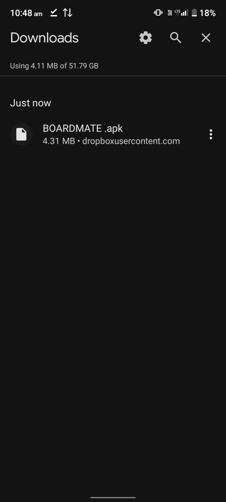 Security Settings Popup
