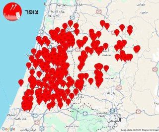 انفجارات قوية ومتتالية بعد وصول صواريخ، وتفعيل صافرات الإنذار في مناطق واسعة من فلسطين المحتلة....