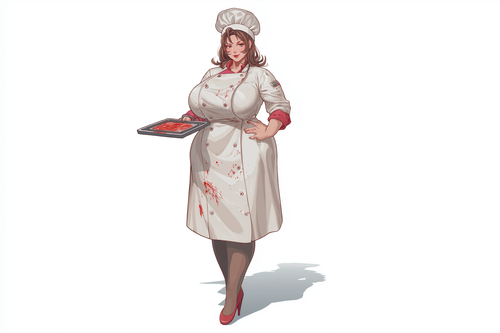 Vayle Adult curvy female chef fitted blood stained chef coat co 04a47c44 c3e6 43e7 8609 05425f7dd5f0.png