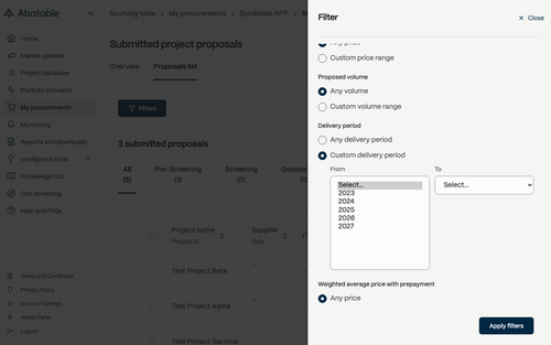 delivery years dropdown.2