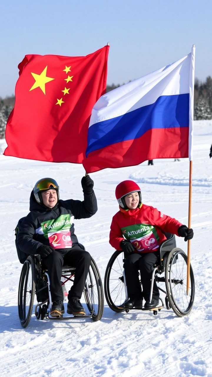 Winter Paralympics 50th anniversary Chinese dominance expected amid boycotts over Russian flag