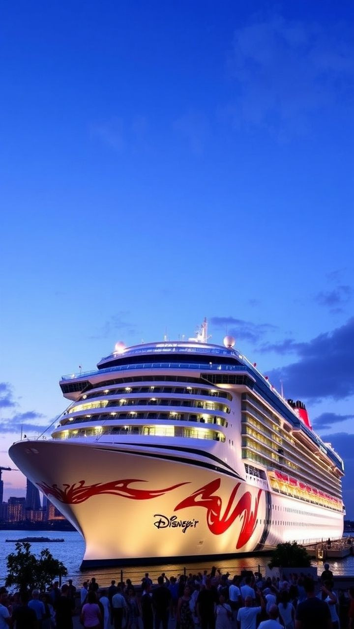Disney’s newest cruise ship arrives in Singapore