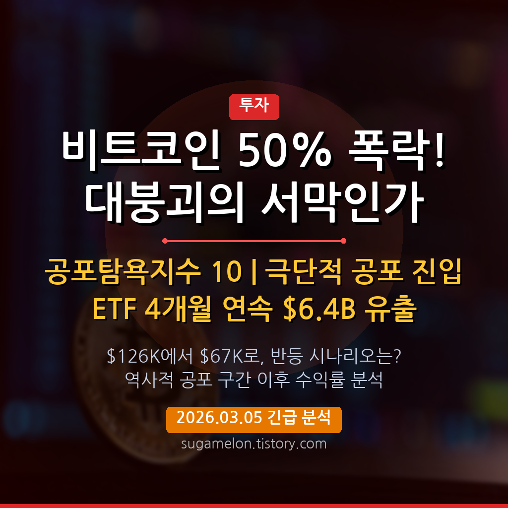 비트코인 50% 폭락 분석 썸네일