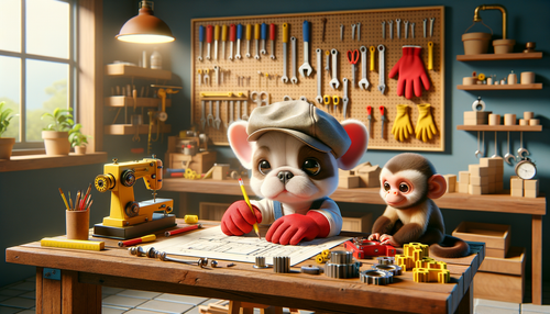 001 3d pixar style workshop scene a cute fre.png