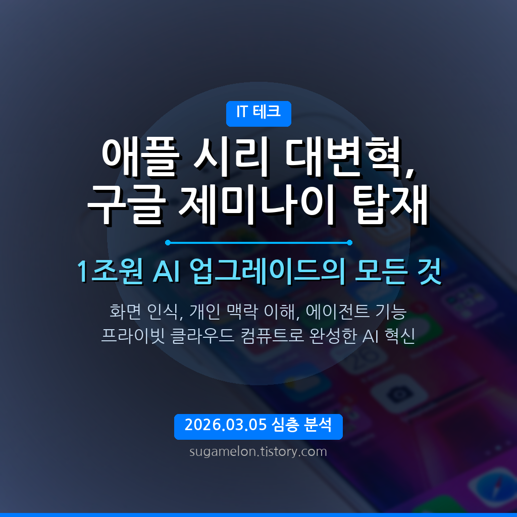 애플 시리 AI 업그레이드 썸네일