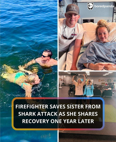 FIREFIGHTER SAVES SISTER FROM SHARK ATTACK AS SHE SHARES RECOVERY ONE YEAR LATER.jpg