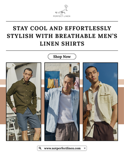 Stay Cool and Stylish with Premium Men's Linen Shirts.png