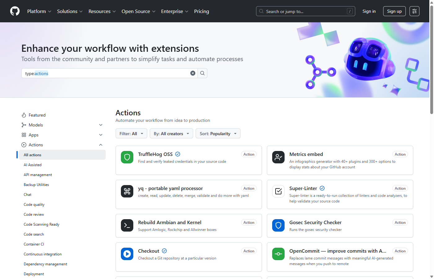 GitHub Actions Marketplace