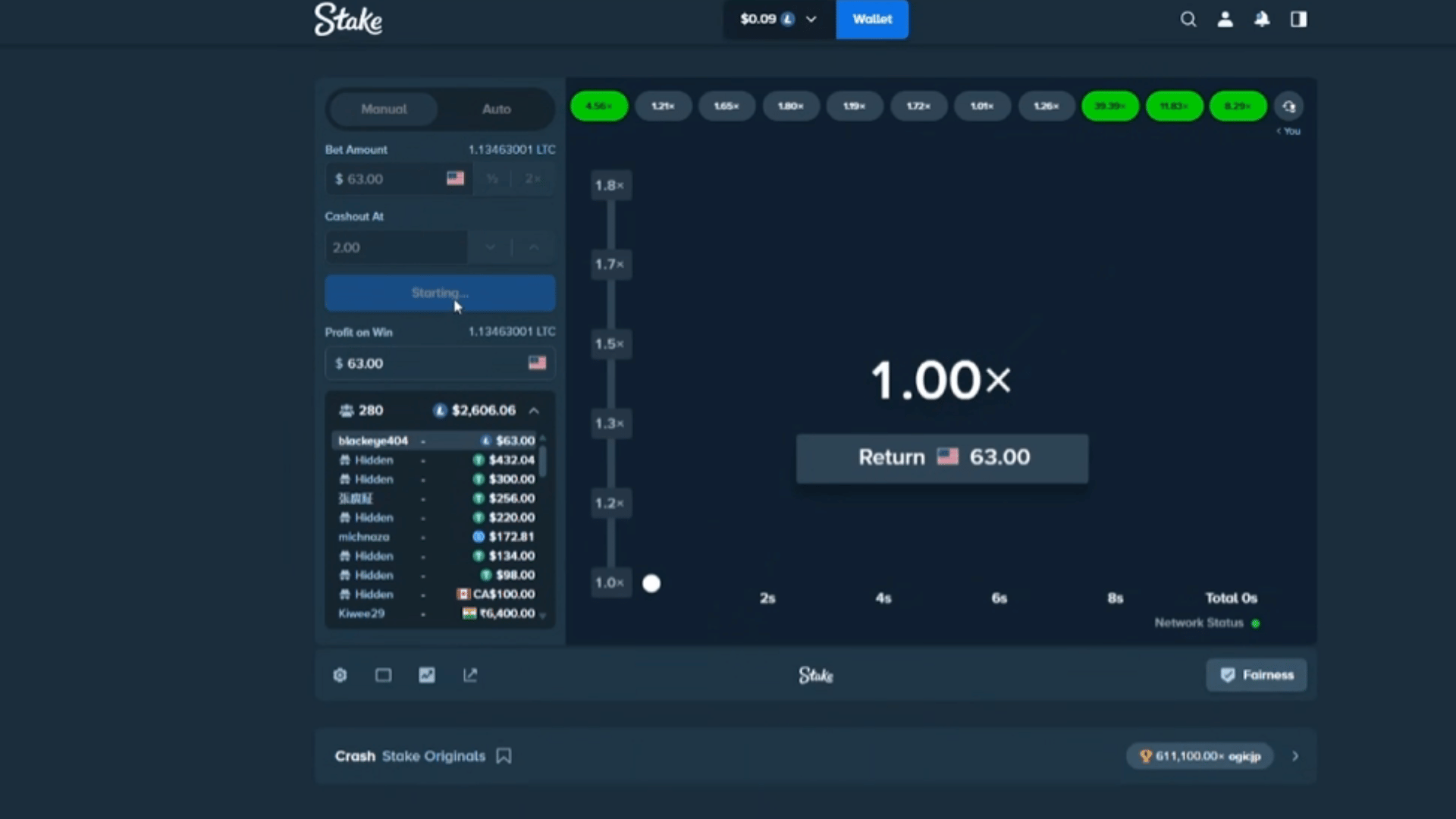 Tronix Gambling Loss