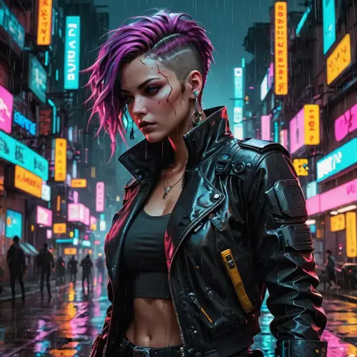 rain soaked cybergirl a hohawk rebels story.webp