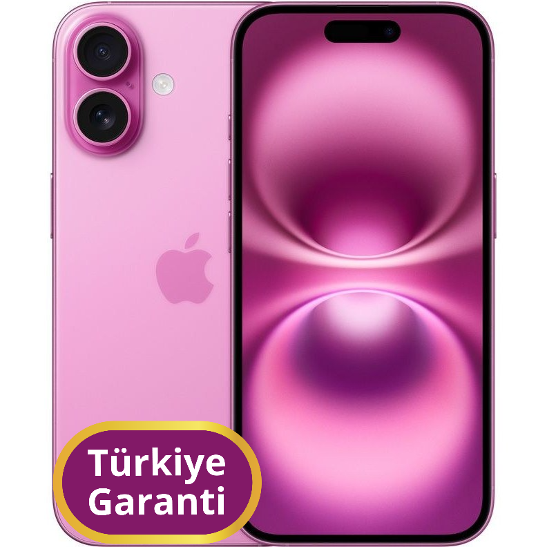 Resim Apple iPhone 16 TR Garanti | 128 GB Pembe 