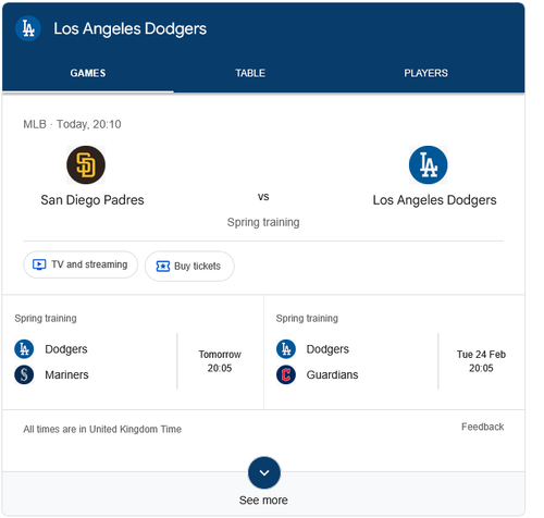Screenshot 2026 02 22 at 09 14 31 dodgers spring traing schedule Google Search.png