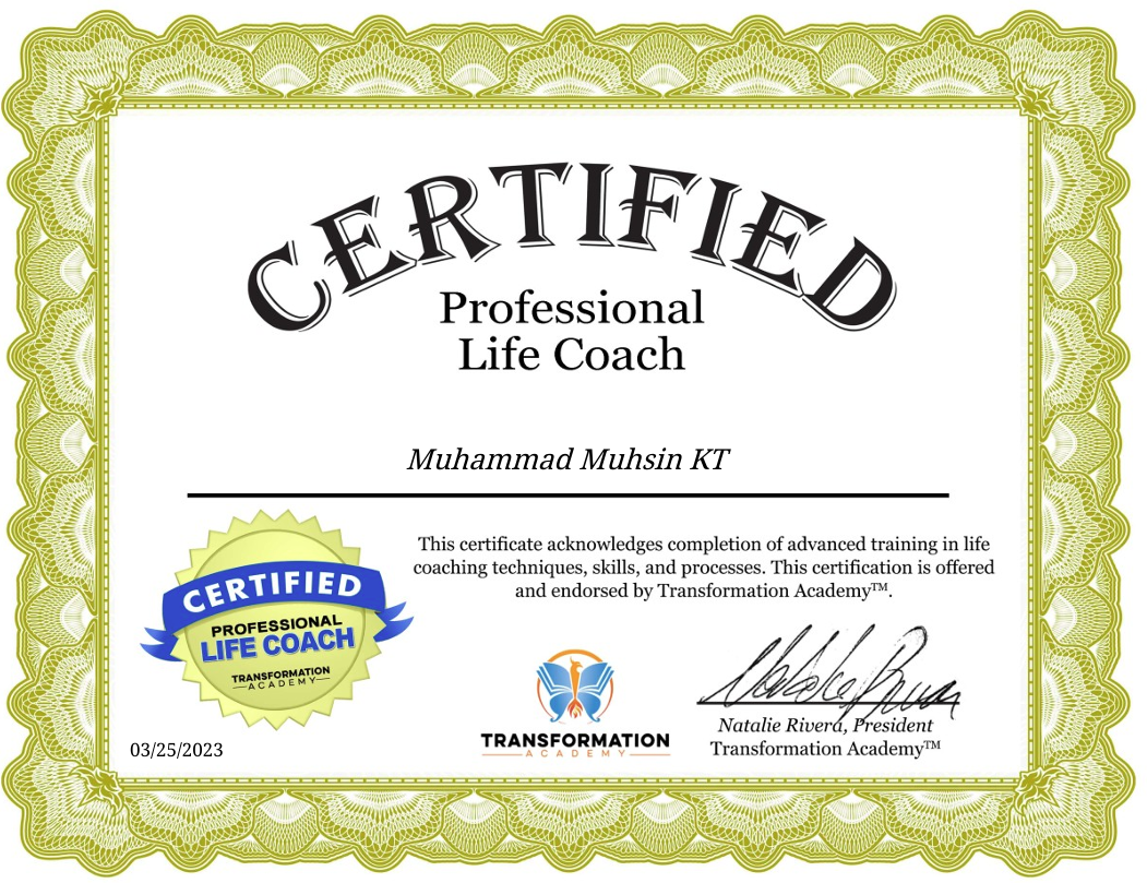 Coach Muhsin Certification