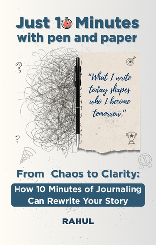 Just 10 Minutes with Pen and Paper Book Mockup