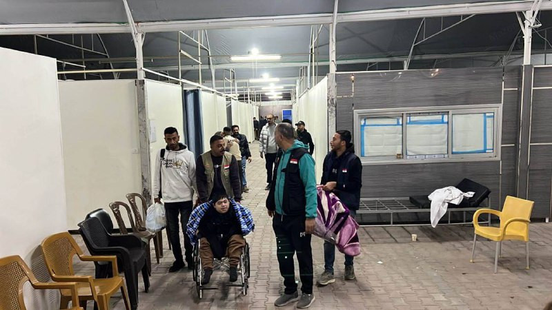 وصول الدفعة السادسة عشر من العائدين إلى قطاع غزة من معبر رفح البري....