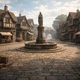 town square