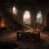 ruins tower