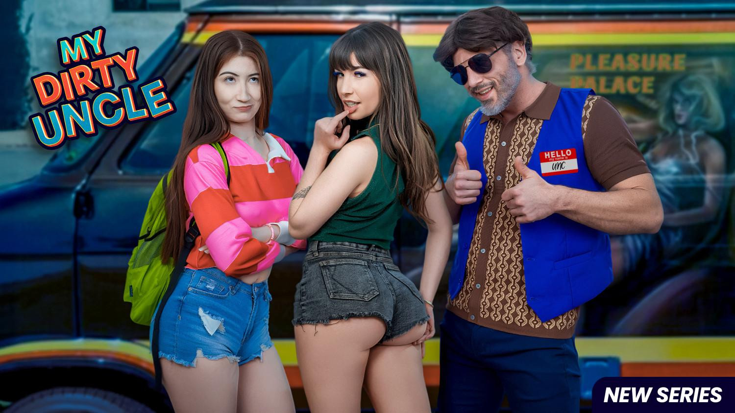MyDirtyUncle 26.02.22 Ava Davis & Chanel Camryn – You Want Bigger Tits? Ride Your Uncle’s Shagwagon and Let Him Asses Them
