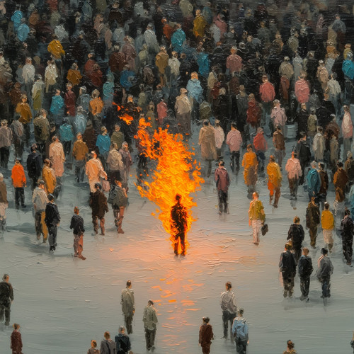 Does anyone see my suffering by Luca Ponsato. 