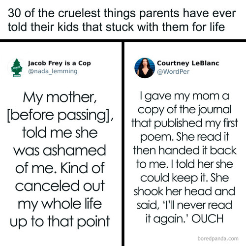 cruel unforgettable things parent said.jpg