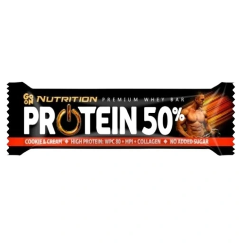 GO ON BATON PROTEIN 50 40G WYSOKOBIALKOWY BATON PRZEKASKA FITNESS EAN GTIN 5900617044112.png