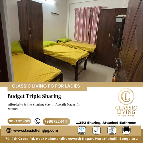 Choose a reliable ladies PG in Aswath Nagar for professional and secure living..png