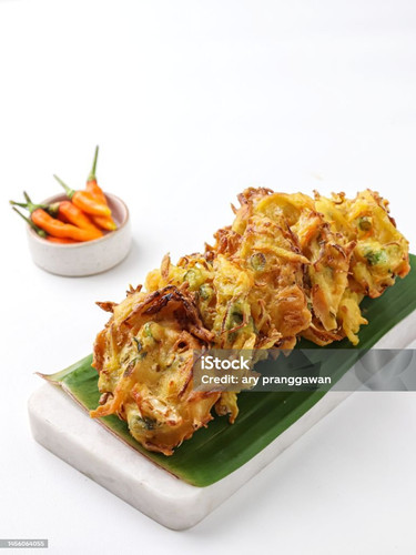 Bakwan sayur or ote-ote, a fried food made from vegetables and wheat flour commonly found in Indones.jpg