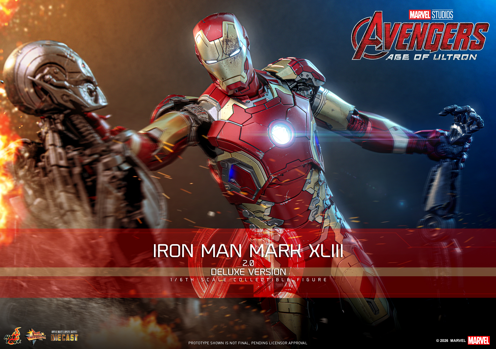 Iron Man Mark XLIII 2.0 Deluxe Announced by Hot Toys Iron Man Mark XLIII 2.0 Deluxe Announced by Hot Toys