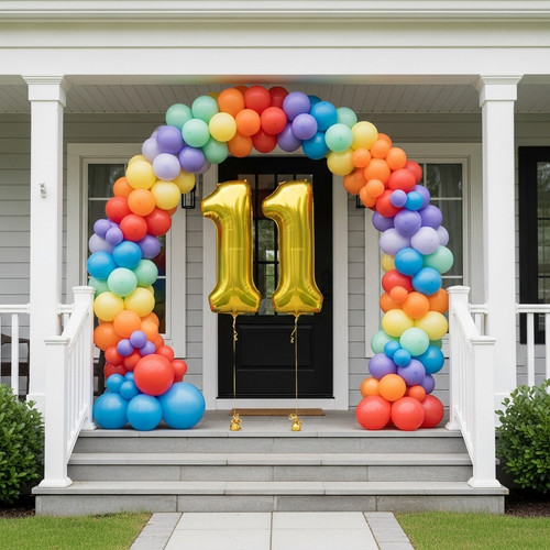 40 Inch Big Gold Large Number 11 Mylar Foil Balloon For Helium & Air Filled Premium Self Seal Balloo.jpg