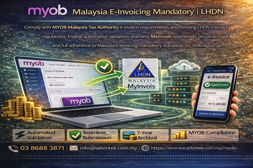 MYOB Malaysia E Invoicing Mandatory LHDN.png