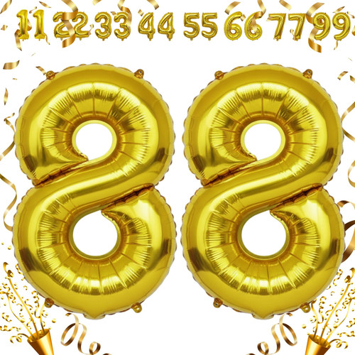 40 Inch Big Gold Large Number 8 Mylar Foil Balloon For Helium & Air Filled Premium Self Seal Balloon.jpg