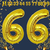 40 Inch Big Gold Large Number 6 Mylar Foil Balloon For Helium &amp; Air Filled Premium Self Seal Balloon
