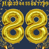 40 Inch Big Gold Large Number 8 Mylar Foil Balloon For Helium & Air Filled Premium Self Seal Balloon.jpg