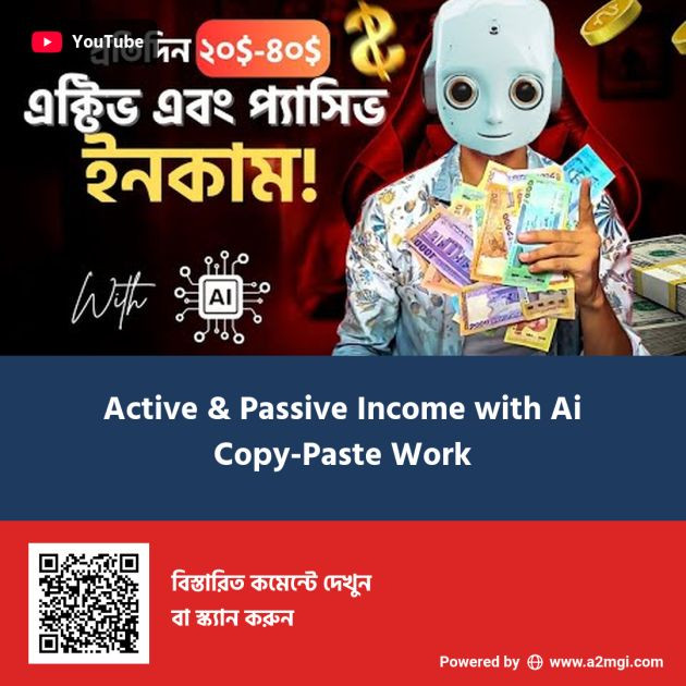 Active & Passive Income with Ai Copy-Paste Work