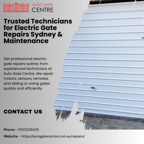 Trusted Technicians for Electric Gate Repairs Sydney & Maintenance.jpg