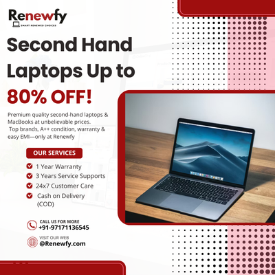 Second Hand Laptops Up to 80% Off – Only at Renewfy!.png
