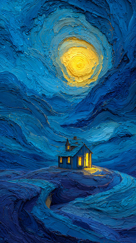dovakin 2024 Tiny planet floating in deep space thick Van Gogh 315fbaaf e8fe 4d98 9b1d 9cbfedf42e2a.jpg