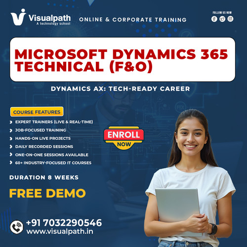 Visualpath offers MicroSoft Dynamics Ax Training in Ameerpet designed for professionals who want technical and functional clarity in ERP systems. The program focuses on process integration, customization logic, and system flow in real organizational setups. Learning is aligned with how Dynamics AX behaves in live environments, helping you build confidence for implementation and support roles. Call +91-7032290546 today.

WhatsApp: https://wa.me/c/917032290546
Visit: https://www.visualpath.in/online-microsoft-dynamics-ax-technical-training.html
Visit our Blog: https://visualpathblogs.com/category/d365-ax-technical/