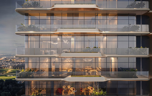 Spacious balcony at M3M Residences by Elie Saab.jpg