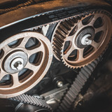 Timing belt from an engine