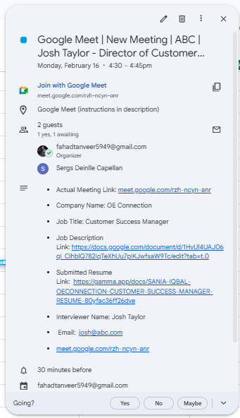 Updated Calendar Invite Google Meet New Meeting ABC Josh Taylor Director of Customer Success Manager.png