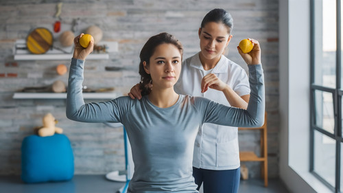 woman physiotherapy making physical exercises with qualified therapist.jpg